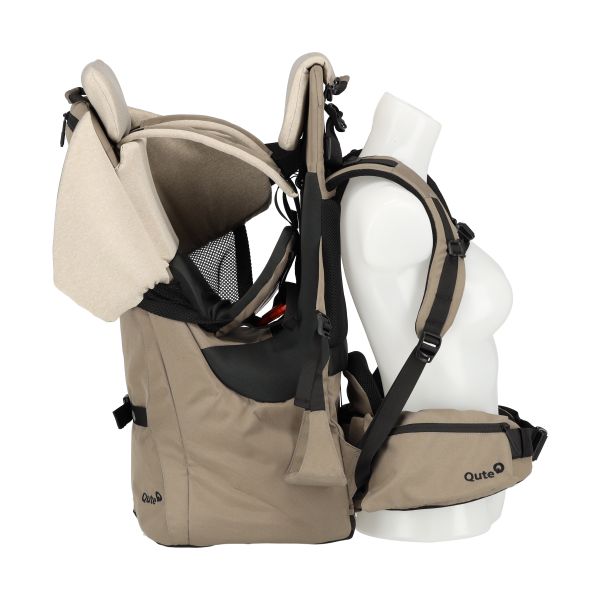 Qute Q-Nomade Rugdrager - Bruin Qute Q-Nomade Rugdrager - Bruin