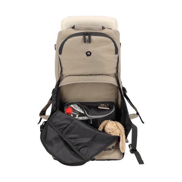 Qute Q-Nomade Rugdrager - Bruin Qute Q-Nomade Rugdrager - Bruin