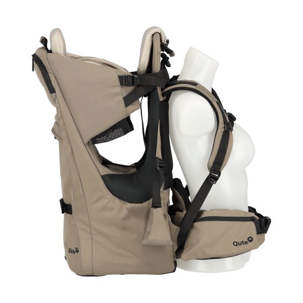 Qute Q-Nomade Rugdrager - Bruin Qute Q-Nomade Rugdrager - Bruin