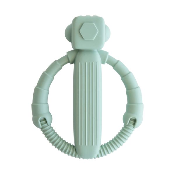 Mushie Rattle Bijtring - Robot Mushie Rattle Bijtring - Robot