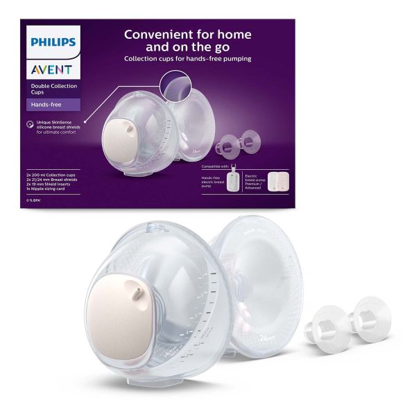 Philips Avent Hands-Free Dubbele Collection Cups Philips Avent Hands-Free Dubbele Collection Cups