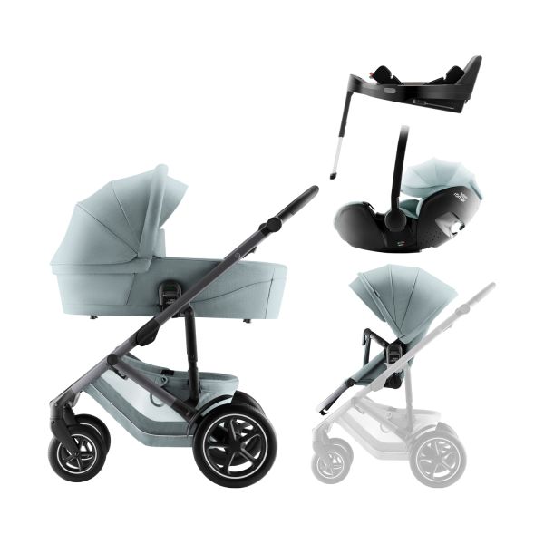 Britax Römer Smile 5Z Style Comfort Plus 4-in-1 Kinderwagen - Harbor Blue Britax Römer Smile 5Z Style Comfort Plus 4-in-1 Kinderwagen - Harbor Blue