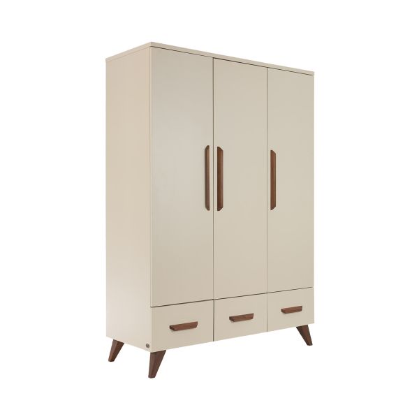 TWF Ledikant 60 x 120 - Commode XL 3 Laden 1 Deur - Hanglegkast XL 3 Deuren 2 Lade Salerno Walnoot TWF Ledikant 60 x 120 - Commode XL 3 Laden 1 Deur - Hanglegkast XL 3 Deuren 2 Lade Salerno Walnoot