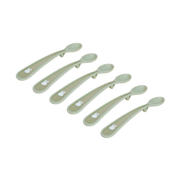 Nijntje Lepelset - 17 cm - 6 Stuks - Groen