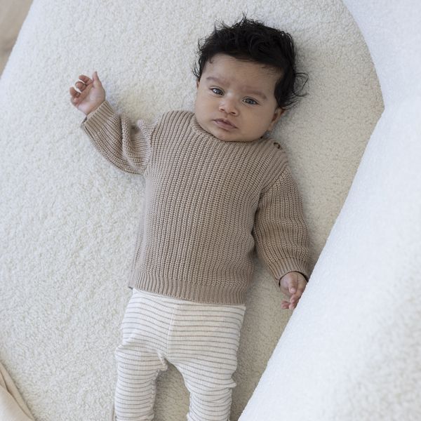 Feetje Broek Rib Streep The Magic Is In You Taupe Melange 44 Feetje Broek Rib Streep The Magic Is In You Taupe Melange 44
