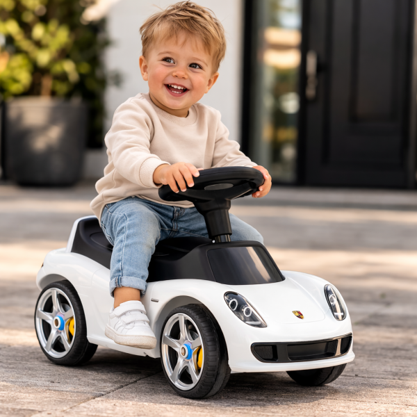 Puck Loopauto Porsche - Wit