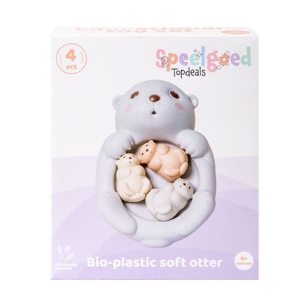 Speelgoedtopdeals Badspeelgoed - Otter - 4-Delig - Bioplastic Speelgoedtopdeals Badspeelgoed - Otter - 4-Delig - Bioplastic