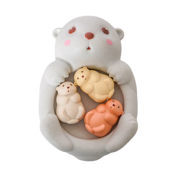 Speelgoedtopdeals Badspeelgoed - Otter - 4-Delig - Bioplastic Speelgoedtopdeals Badspeelgoed - Otter - 4-Delig - Bioplastic