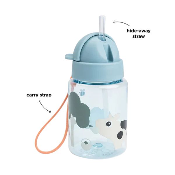 Done By Deer Tiny Farm Rietjesbeker - 280 ml - Blue Done By Deer Tiny Farm Rietjesbeker - 280 ml - Blue
