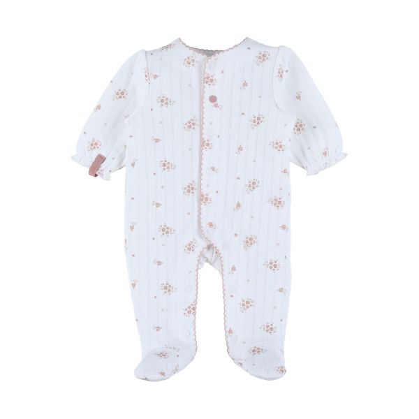 Noukie's Pyjama - Pointelle - Bloemetjes - 00 Mnd Noukie's Pyjama - Pointelle - Bloemetjes - 00 Mnd