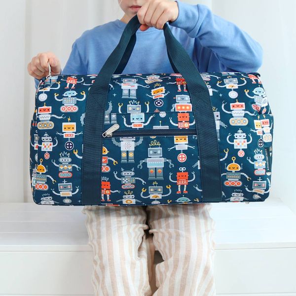 A Little Lovely Company Travel Bag - Robots A Little Lovely Company Travel Bag - Robots