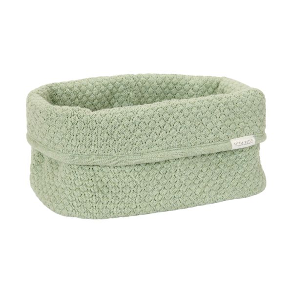 Little Dutch Pure Commodemandje Groot - 25 x 15 x 15 cm - Gebreid - Sage Little Dutch Pure Commodemandje Groot - 25 x 15 x 15 cm - Gebreid - Sage