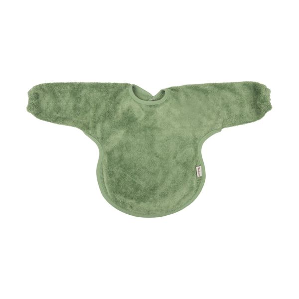 Timboo Slabbetje Met Mouwen - Aloe Green Timboo Slabbetje Met Mouwen - Aloe Green