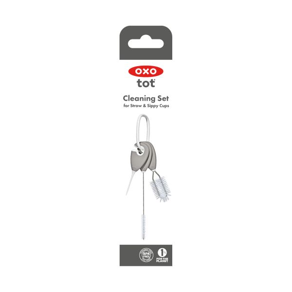 OXO Tot Borstelset voor Kolven & Rietjesbekers - Grey OXO Tot Borstelset voor Kolven & Rietjesbekers - Grey
