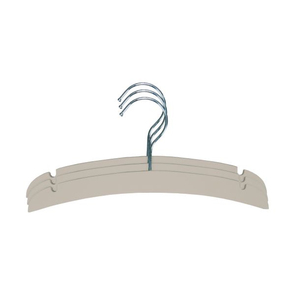 TWF Kledinghanger Hout Clay (3 stuks)
