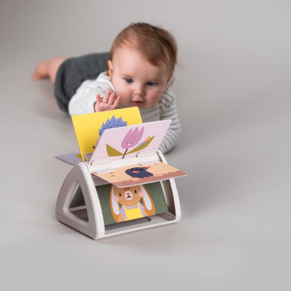 Taf Toys Babyboekje Tummy-Time Spinning Urban Garden Taf Toys Babyboekje Tummy-Time Spinning Urban Garden