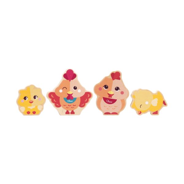 Chicco My Wood Friends Boerderijvrienden - Kuikentjes Chicco My Wood Friends Boerderijvrienden - Kuikentjes