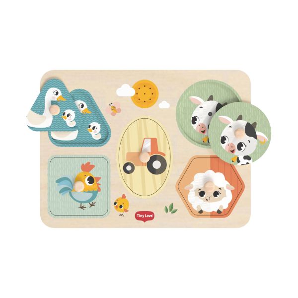 Tiny Love Farmers Funday Muziekpuzzel - Hout Tiny Love Farmers Funday Muziekpuzzel - Hout