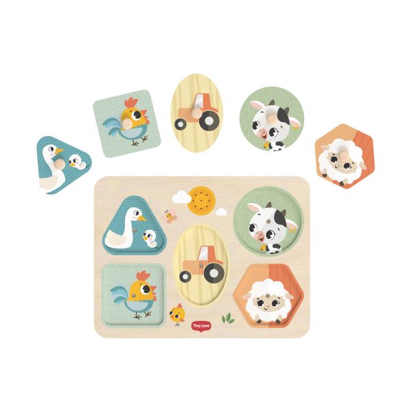 Tiny Love Farmers Funday Muziekpuzzel - Hout Tiny Love Farmers Funday Muziekpuzzel - Hout