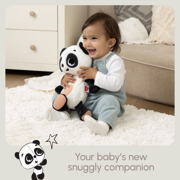 Tiny Love Snuggly Buddy Panda - Zwart / Wit Tiny Love Snuggly Buddy Panda - Zwart / Wit