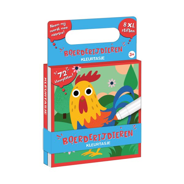 Imagebooks Kleurtasje - Boerderijdieren Imagebooks Kleurtasje - Boerderijdieren