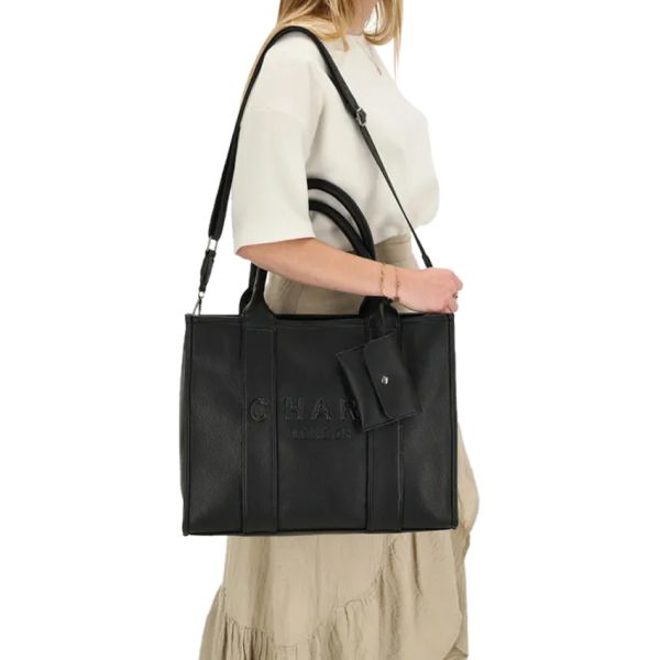 Charm London Laptoptas - Bond - Zwart Charm London Laptoptas - Bond - Zwart