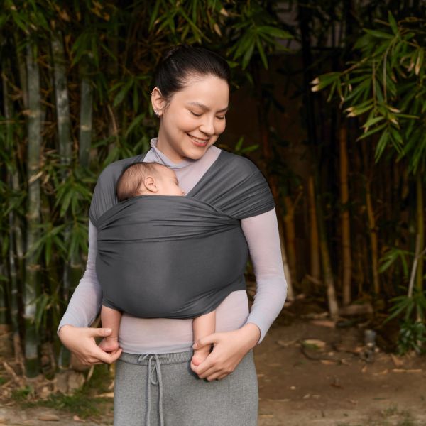 Ergobaby Aura Wrap Draagdoek - Soft Black