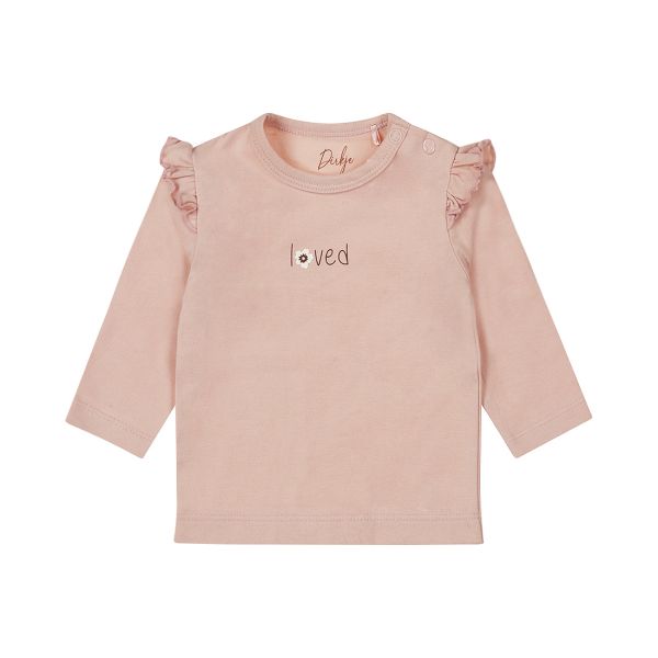Dirkje T-Shirt Lange Mouw Light Dusty Pink 50 Dirkje T-Shirt Lange Mouw Light Dusty Pink 50