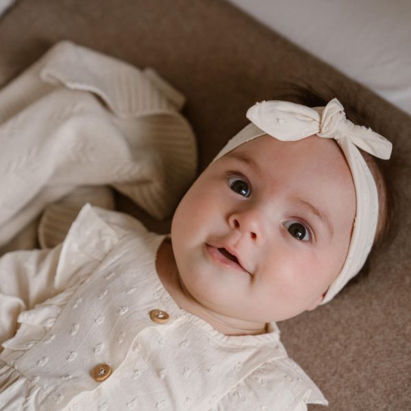 Dirkje Jurk Lange Mouw + Haarband Off White 56 Dirkje Jurk Lange Mouw + Haarband Off White 56