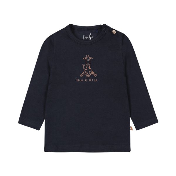 Dirkje T-Shirt Lange Mouw Navy 50 Dirkje T-Shirt Lange Mouw Navy 50