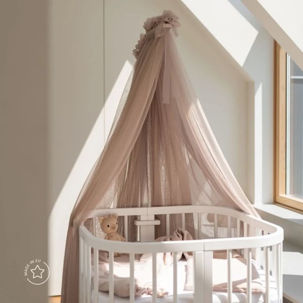 Waldin Tule Sluier - Beige Waldin Tule Sluier - Beige