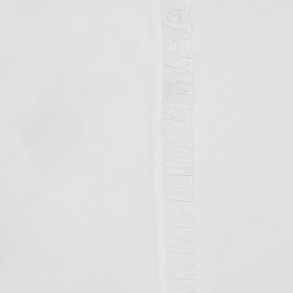 Witlof For Kids Wieglaken Tuck-Inn Ruffle Wit 40 x 80 cm Witlof For Kids Wieglaken Tuck-Inn Ruffle Wit 40 x 80 cm