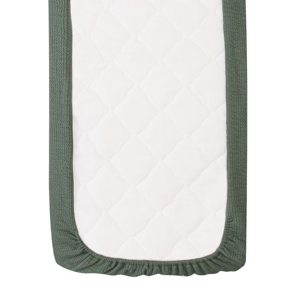 Witlof For Kids Ledikantdeken Tuck-Inn Forest Green Waves 60 x 120 cm Witlof For Kids Ledikantdeken Tuck-Inn Forest Green Waves 60 x 120 cm