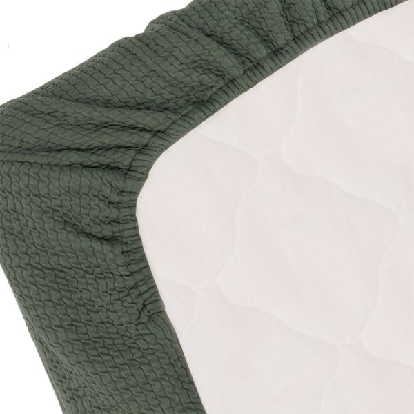Witlof For Kids Ledikantdeken Tuck-Inn Forest Green Waves 60 x 120 cm Witlof For Kids Ledikantdeken Tuck-Inn Forest Green Waves 60 x 120 cm