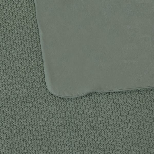 Witlof For Kids Ledikantdeken Tuck-Inn Forest Green Waves 60 x 120 cm Witlof For Kids Ledikantdeken Tuck-Inn Forest Green Waves 60 x 120 cm