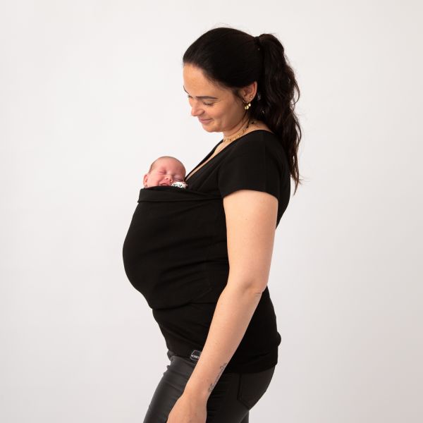 Womboo Buidelshirt Vrouw Zwart maat S

