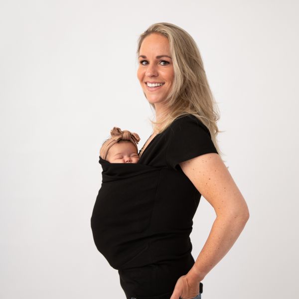 Womboo Buidelshirt Vrouw Zwart maat S
