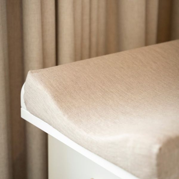 Baby’s Only Aankleedkussenhoes – Merino Fine Meadow Sand