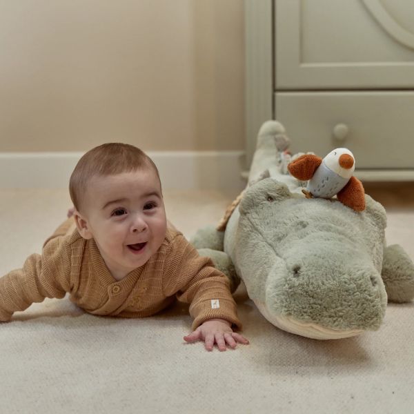 Little Dutch Safari Friends Activiteitenknuffel Krokodil XL Little Dutch Safari Friends Activiteitenknuffel Krokodil XL
