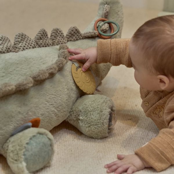 Little Dutch Safari Friends Activiteitenknuffel Krokodil XL Little Dutch Safari Friends Activiteitenknuffel Krokodil XL