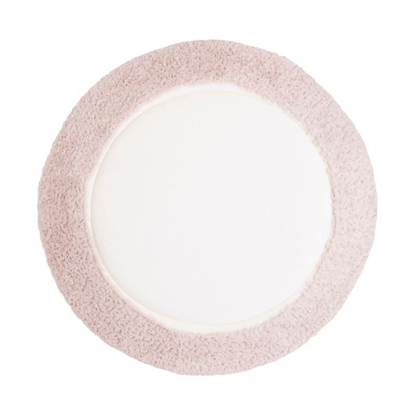 Baby's Only Hoeslaken Boxmatras Rond - Snow - Oud Roze - Ø90 cm