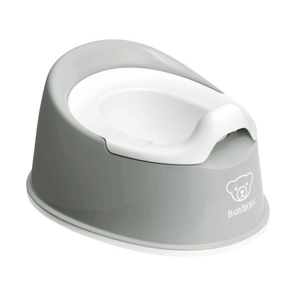 Baby Björn® Pienter Plaspotje - Grijs/Wit Baby Björn® Pienter Plaspotje - Grijs/Wit