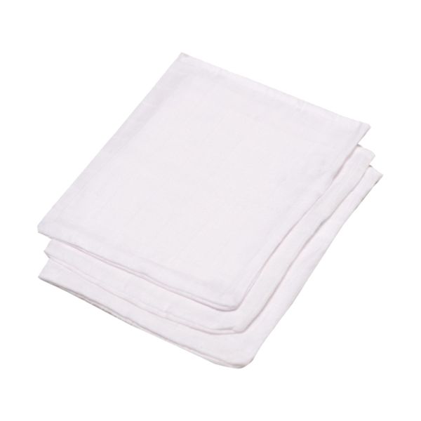 Meyco Washandjes - 3-Pack - 20x17 cm - Hydrofiel - Uni White Meyco Washandjes - 3-Pack - 20x17 cm - Hydrofiel - Uni White