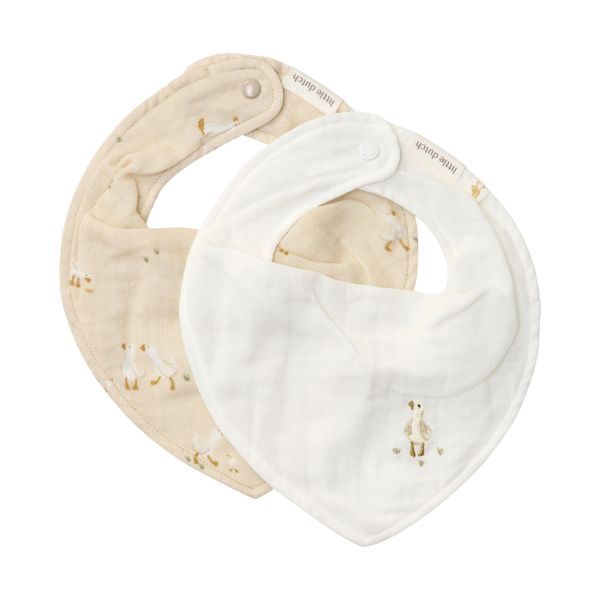 Little Dutch Little Goose Bandana Slab - 2 Stuks - 22 x 19 cm Little Dutch Little Goose Bandana Slab - 2 Stuks - 22 x 19 cm