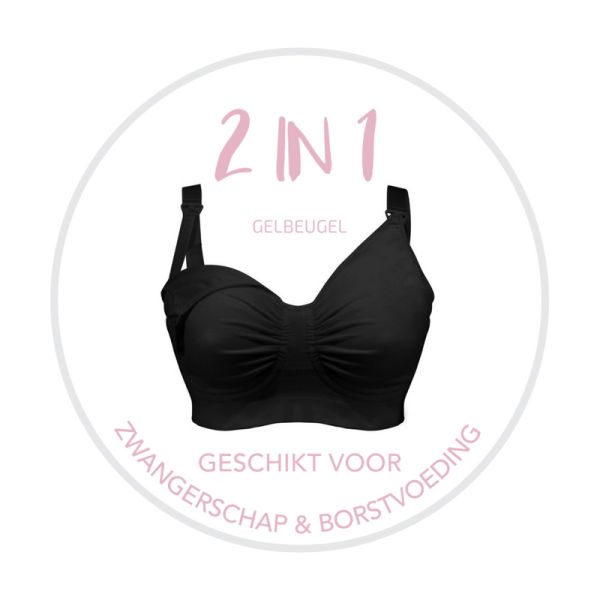 Carriwell Voedingsbeha Carri-Gelbeugel Zwart S Carriwell Voedingsbeha Carri-Gelbeugel Zwart S
