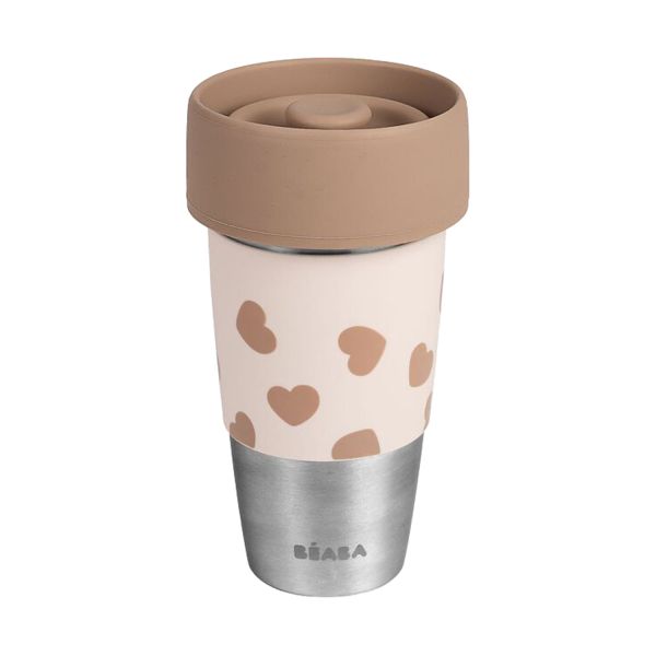 Béaba Mini & Me RVS Bekerset - Roze