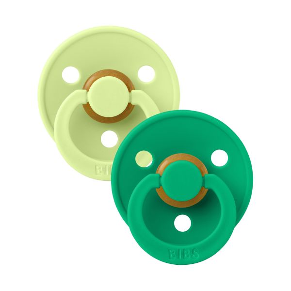BiBs Colour Fopspeen - Anatomisch - 2 Stuks - 0-6 Mnd - Matcha / Cactus
