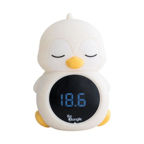 Bo Jungle 3-in-1 Bad- en Slaapkamerthermometer Met Nachtlampje - Pinguïn Bo Jungle 3-in-1 Bad- en Slaapkamerthermometer Met Nachtlampje - Pinguïn