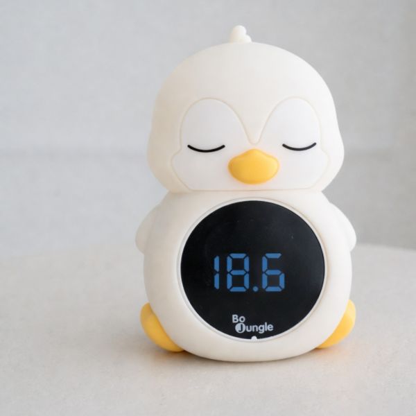 Bo Jungle 3-in-1 Bad- en Slaapkamerthermometer Met Nachtlampje - Pinguïn Bo Jungle 3-in-1 Bad- en Slaapkamerthermometer Met Nachtlampje - Pinguïn