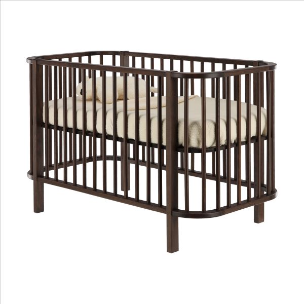 Bopita Milo Ledikant - 60 x 121 cm - Dark Walnut Bopita Milo Ledikant - 60 x 121 cm - Dark Walnut